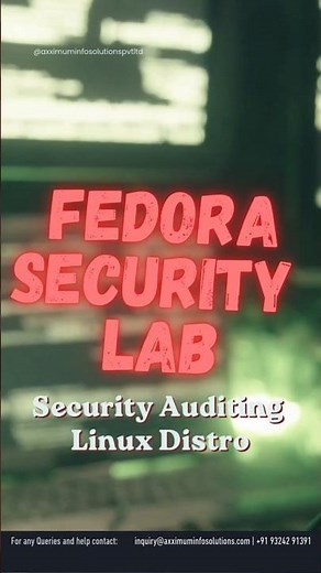Fedora Security Lab – Security Auditing Linux Distro #fedoralinux #ethicalhacker #kalilinux
