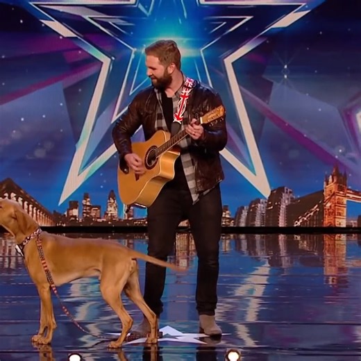 UNBELIEVABLE DOG SINGS ALONG WITH GUITAR On Britain's Got Talent | World Best Talent
