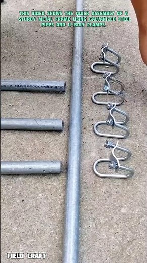 💪 Simple and Strong, Galvanized Pipe Assembly