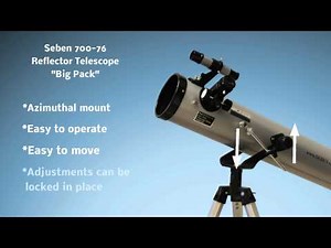 Seben 700-76 Reflector Telescope New Big Pack