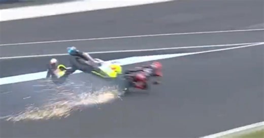 MotoGP : l’impressionnant accident entre deux pilotes lors d’une course en Australie en vidéo