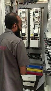 VFD control panel testing and commissioning