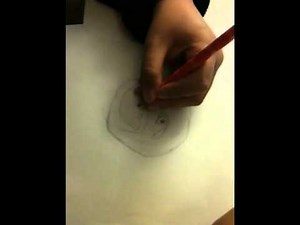 How to draw annoying orange step 1