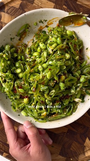 Yasmeen on Instagram: "a salad that fully embraces spring produce. recipe for this is on the blog and linked in bio. // spring greens, ep 7"