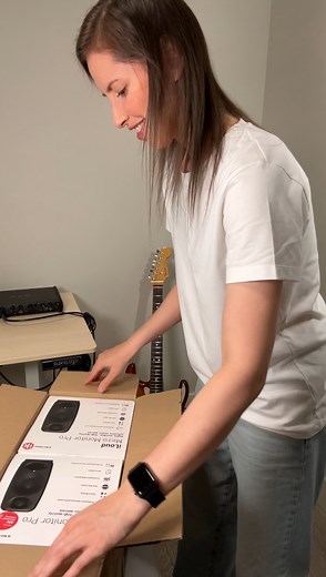 10K views · 60 reactions | New gear just landed  Unboxing the new iLoud Micro Monitor Pros by IK Multimedia #studiomonitors #homestudio #homerecording #proaudio #guitarist #IKMultimedia | Steph Campbell | Facebook