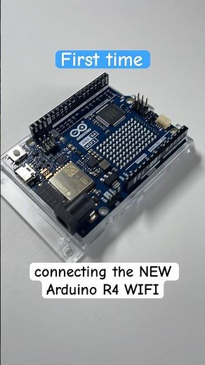 This happens when you connect the NEW Arduino R4 WIFI #arduino #electronics #electrician #diy #wifi