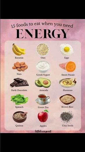 15 Best Energy-Boosting Foods You Should Eat Daily ⚡ | Natural Energy Foods