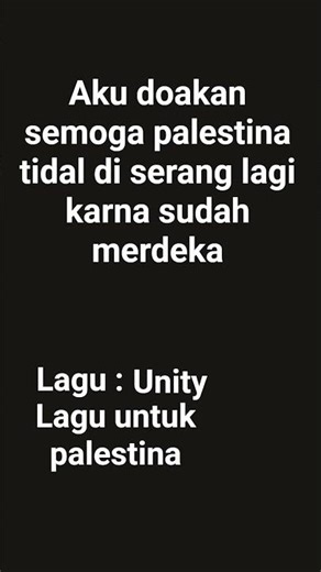 lagu unity for palestine#12desember2025