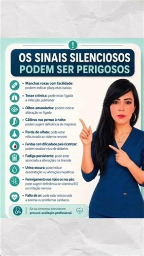Sinais Silenciosos do seu Corpo: Quando procurar um MÉDICO? 🩺