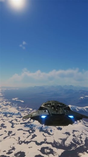 A Serene Flight in Star Citizen