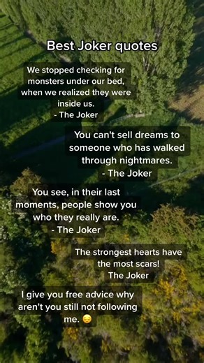 Powerful Joker Quotes for Your Heart ❤️