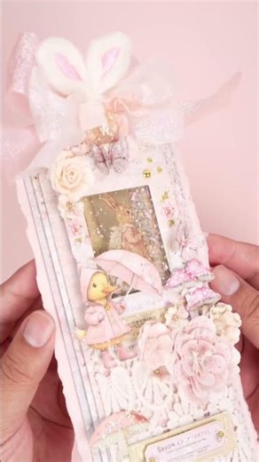 Sunshine & Rain Shaker Tag | Sweet Spring Collection Tutorial #scrapbooking #papercraft #cardmaking