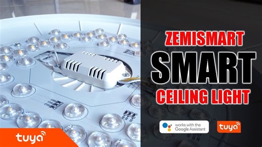 Zemismart Tuya Zigbee 24W Smart LED Ceiling Light – Pintar & Hemat