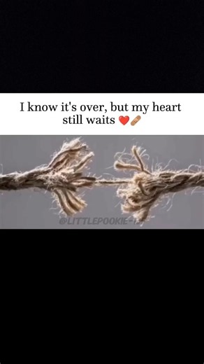 I Know It's Over, But My Heart Still Waits 💔🥀 #SadQuotes #Heartbreak #Relatable #Emotional