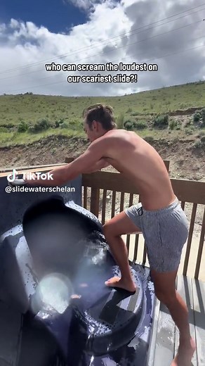 do you scream on slides be honest?! #waterpark | TikTok