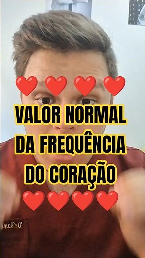 valor normal da frequência cardíaca