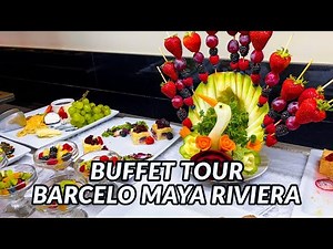 BARCELO MAYA RIVIERA BUFFET TOUR - Mayan Riviera, Mexico