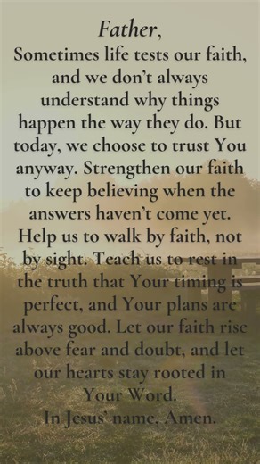 A Prayer for Faith | Powerful Prayer to Strengthen Your Faith in God #bible #jesus # prayer #faith