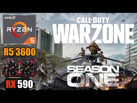 COD: Warzone - RX 590 + Ryzen 5 3600 - 1080p, 1440p & 4K - Low & High Settings - Season 1