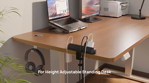 TROND Desk Clamp Power Strip USB C PD 20W- Surge Protector with 4 AC Outlets 4 USB Ports, Flat Plug 6ft Extension Cord, 1700J, ETL Listed, Fits 1.97 in Tabletop Edge, for Home Office Desk Accessories