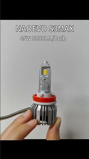 💪NAOEVO S3MAX LED Headlight 45W 5000LM, Stable Power, Strong Beam #naoevo #carheadlights