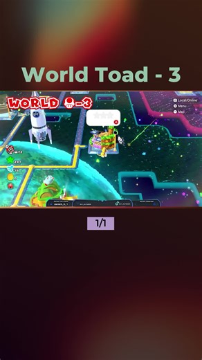 World Toad - 3 Walkthrough #mario3dworld #nintendoswitch