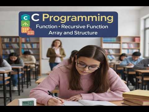 C Program Functions, Recursion, Structure & Array | PART 7 | NEB Grade 12 | Exam Prep