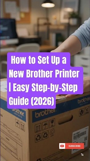 How to Set Up a New Brother Printer | Easy Step-by-Step Guide (2026) #printer #BrotherPrinter
