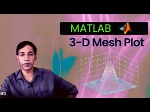 MATLAB: 3-D mesh plot with example