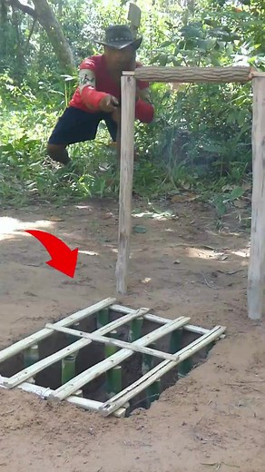 14K views · 48 reactions |  Build Unique Primitive Wild boar Trapping Using Wood & Deep Hole #trap #animaltrap #amazingtrap #pigtrap #wildanimal #wildpig | Wildtraps | Facebook