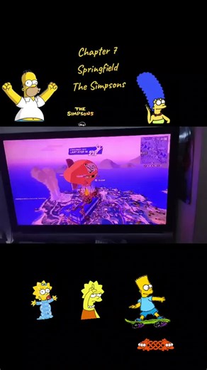 Fortnite Chapter 7: Explore Springfield from The Simpsons