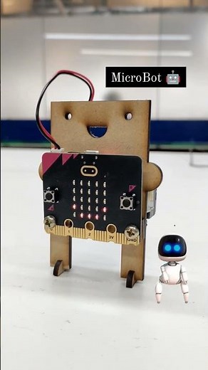 How to make a robot using the microbit #shorts #microbit