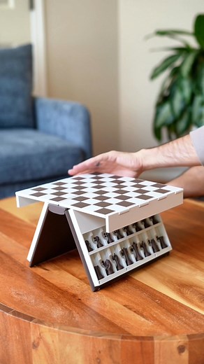 Chess, but completely reimagined. This Fold-Out Book Chess Game opens like a book and transforms into a full board in seconds! ✨ Compact & travel-friendly ✨ Modern, sleek design ✨ Perfect for kids, adults & beginners ✨ Great gift for chess lovers ♟️ Take your strategy anywhere. 👉 Grab yours now! | Equalityto