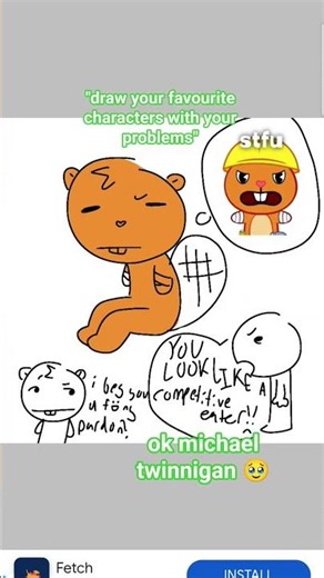 handy is twin guys 🥹 #htf#handy#art#dumb#fyp