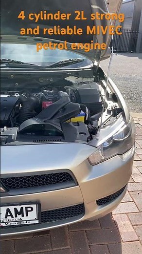 Mitsubishi Lancer 2010 engine bay
