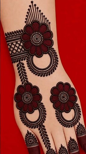 mehndi design for front hand|| mehandi design|| easy mehndi design||