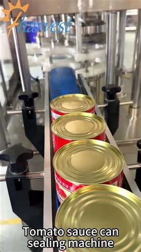 Can seaming machine for tomato sauce,chili sauce,and curry sauce tin can, high speed sealer machine
