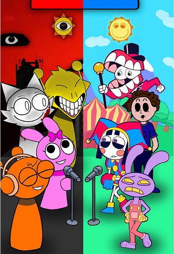 Incredibox Sprunki vs Amazing Digital Circus Showdown