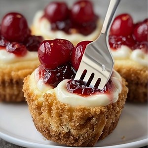 Cherry Cheesecake Cupcake Bites Ingredients For the Graham Cracker Crust • 1 1⁄2 cups crushed graham crackers • 2 tablespoons granulated sugar • 6 tablespoons melted unsalted butter Full Recipe in Coʍmеոτ 💬 | Food Macros
