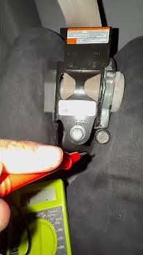Airbag light on? How to test if seatbelt or airbag is bad/deployed. #airbag #seatbelt #faulty