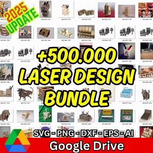 Laser Cut Files Mega Bundle, 500K Files 3D 2D Lasecut Designs CNC Files Laser Cutting Files, Svg Cdr Dxf Png Eps, Laser Files - Etsy