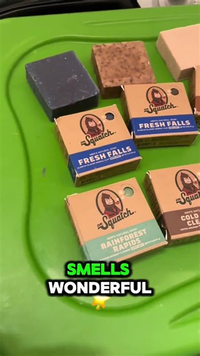 Grab your man the manly squatch soap bars