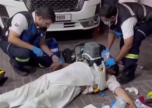 Man suffered sudden heart attack within moments responders acted using advanced machi