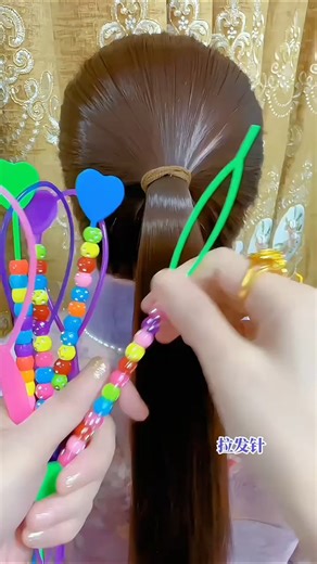 Fluffy Princess hair & very easy hairstyles 😍 #hairstyle #youtubeshorts #hair #hairtutorial