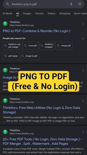 PNG TO PDF