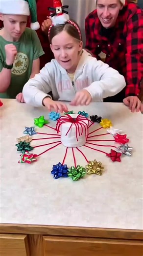 Creative Christmas Bow Family Game Ideas