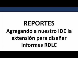 Reportes en Visual Basic .Net con VS 2019 (1-3) Agregando RDLC a nuestra solución en VS 2019