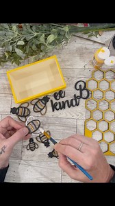 191K views · 2.4K reactions | Simple BEE DIY BOX Create a cute bee box to decorate your house... #bee #beebox #beedocor #diy #crafts | Made With Love Country Crafts by Tracy | Facebook