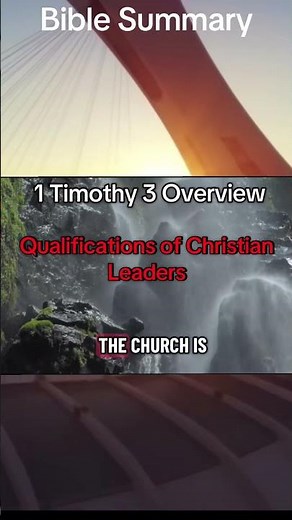 1 Timothy 3 Overview #biblestudy #biblesummary #dailydevotion #devotional