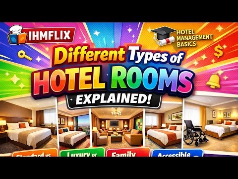 Different Types of Hotel Rooms Explained | Hotel Management Basics |‪@ihmflix‬